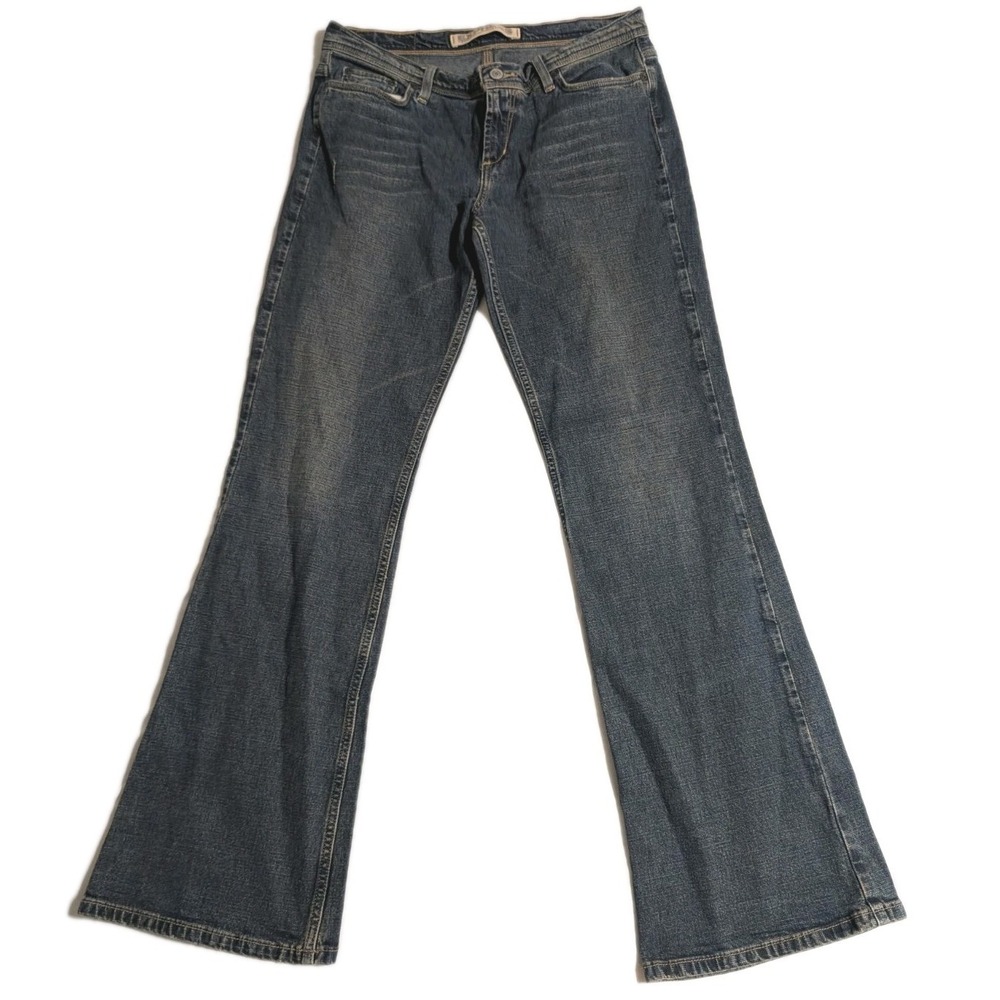 Express Precision‎ Fit Jeans Women's Dark Blue Flair Size 9/10 R